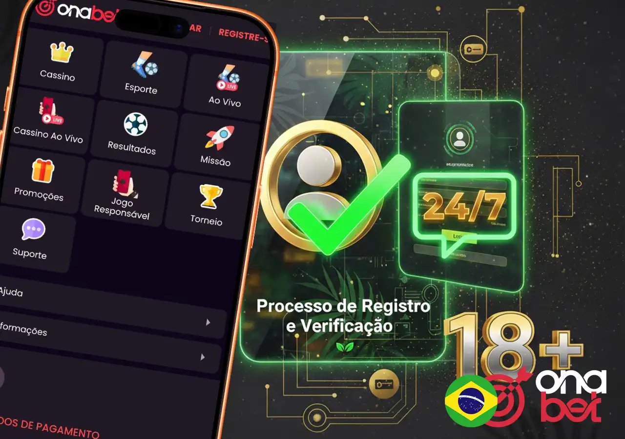 Canais de suporte ao cliente da Onabet com atendimento 24/7 em português para brasileiros.